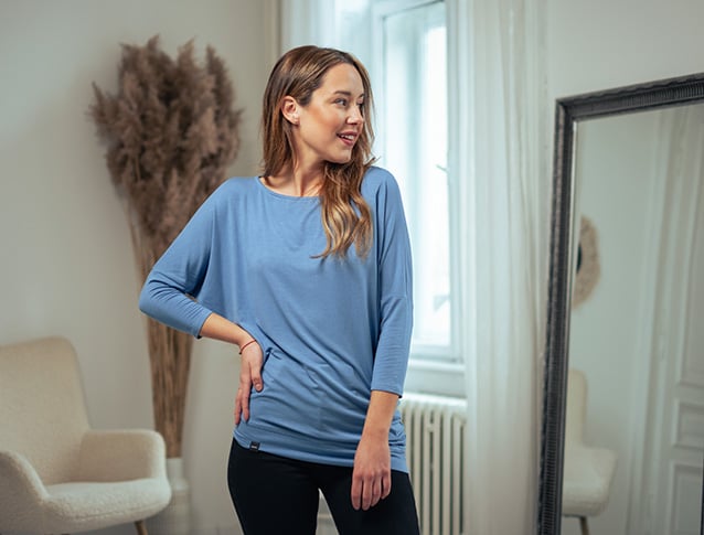 Trika s třičtvrtečním rukávem